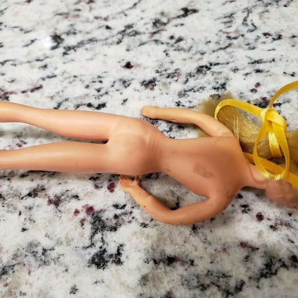 Vintage Mattel Rock Flower Doll Heather With Sunglasses Blonde 1970 Hong Kong - Picture 5 of 6